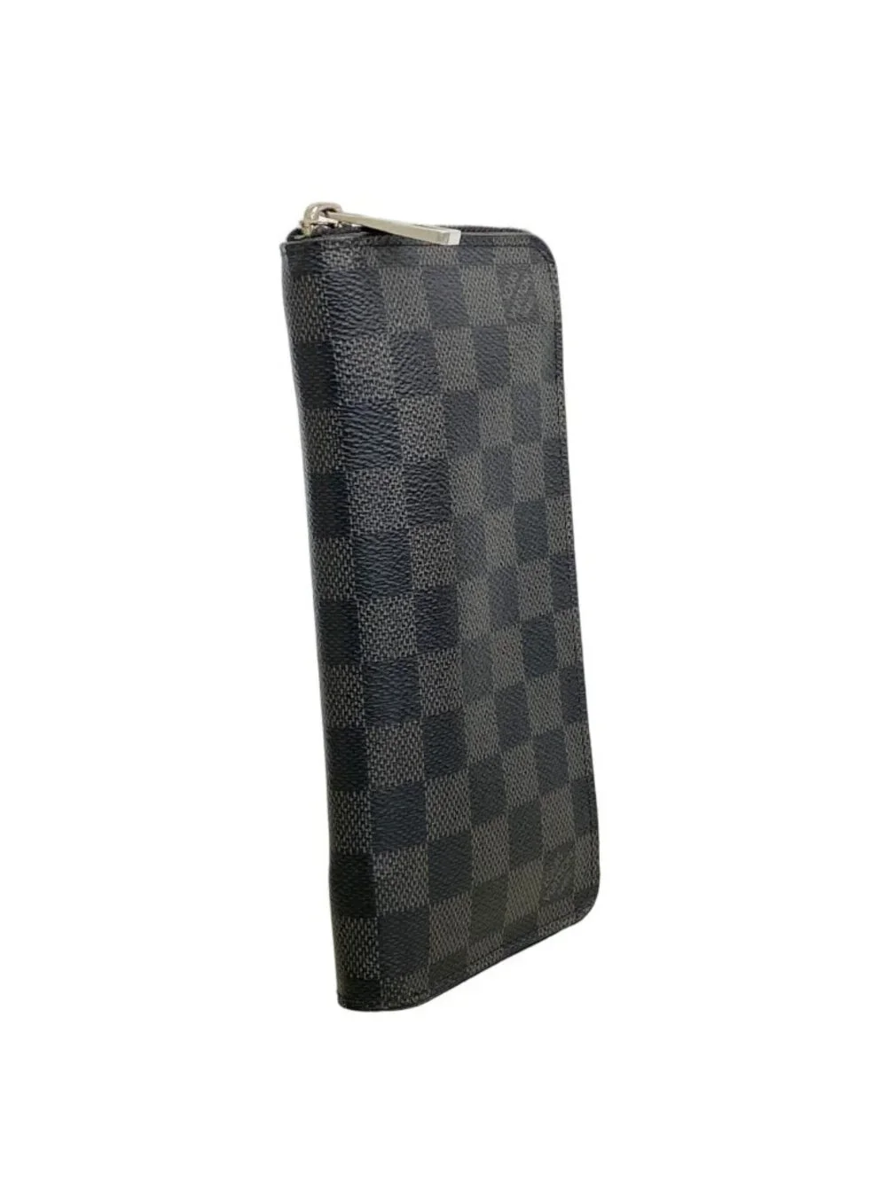 Louis Vuitton Wallet Damier Graphite Zippy Vertical Black